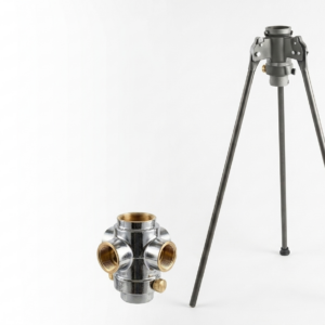 Heavy-Duty Iron Male Tripod Sprinkler Stand